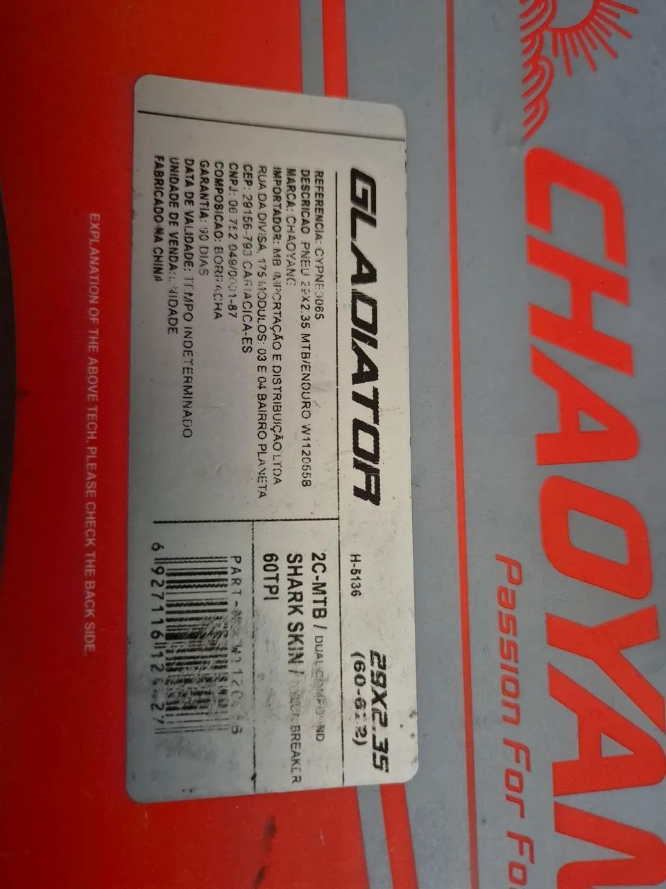 Pneu Chaoyang Gladiator 2.35  - Foto 2