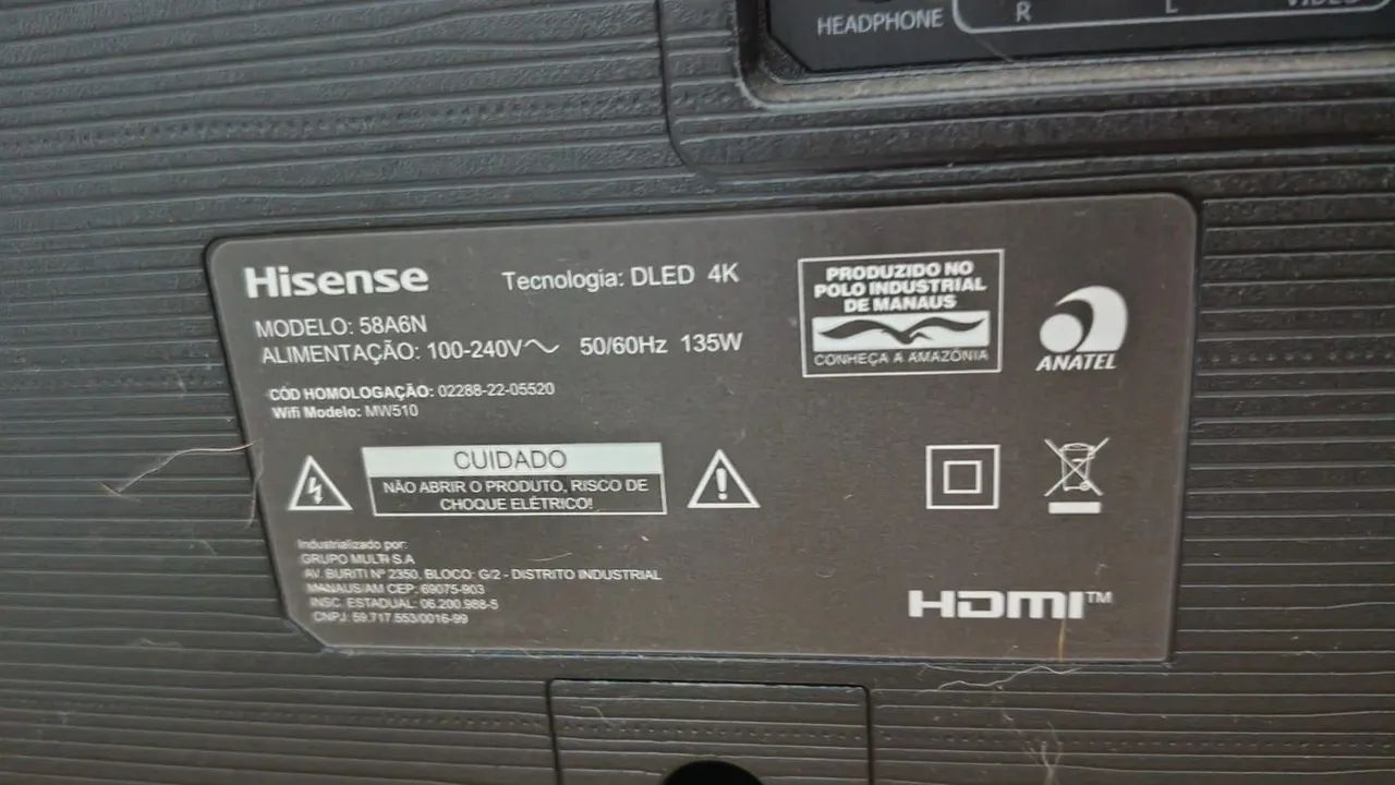 SMART TV 58 4K DEFEITO - Foto 2
