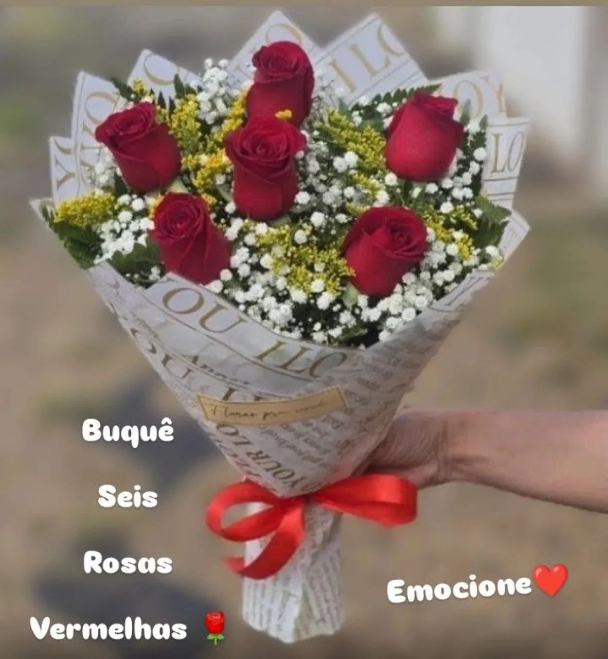 BUQUÊ DE ROSAS NATURAIS 