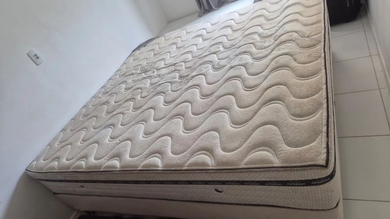 Cama Box Super King 2x2 Ortobom | Base Dupla + Molas ensacadas | Tamanho Gigante - Foto 6