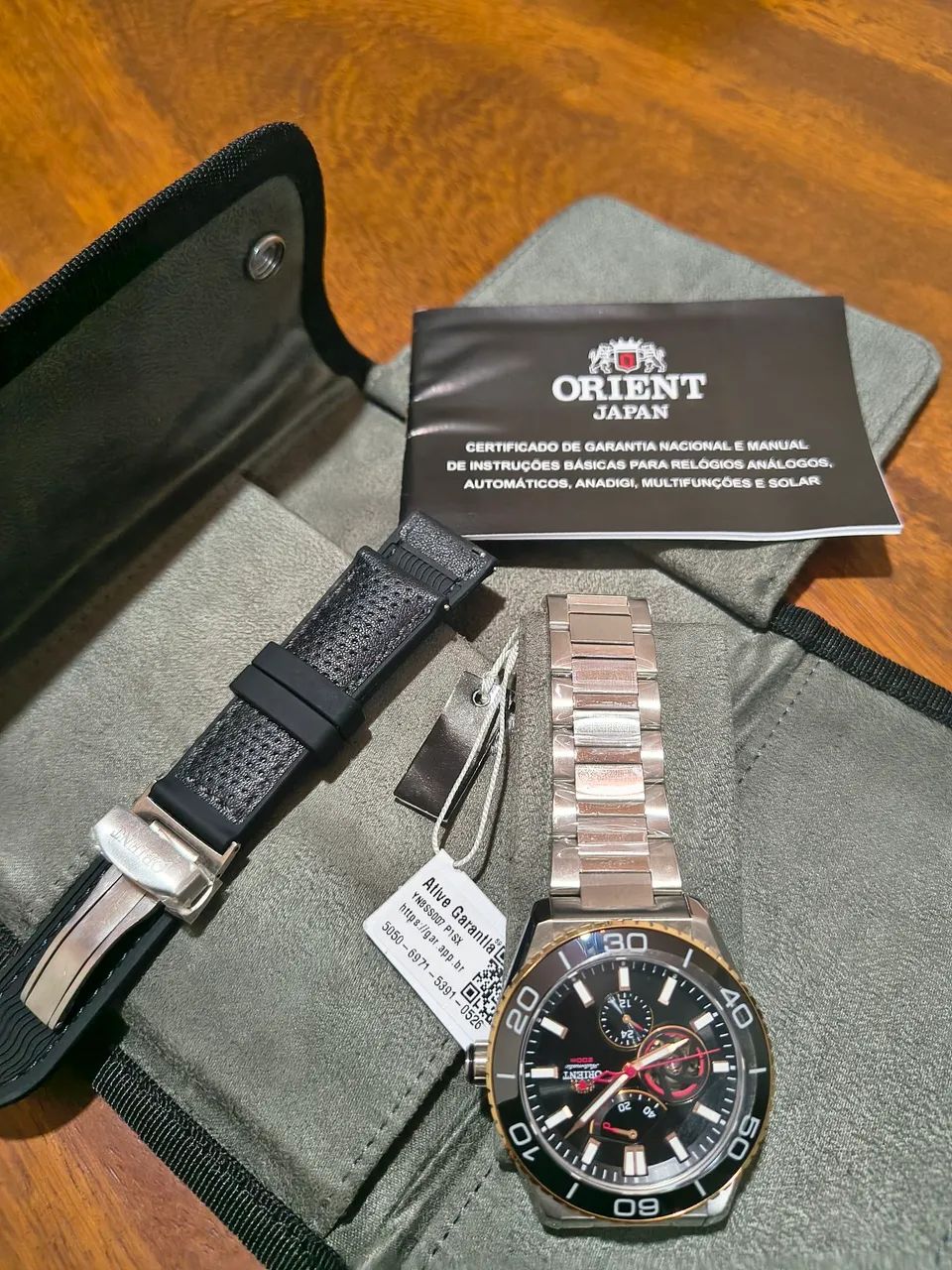 RELÓGIO ORIENT AUTOMATIC SUPERIOR MASCULINO AUTOMÁTICO YN8SS007 - Foto 3
