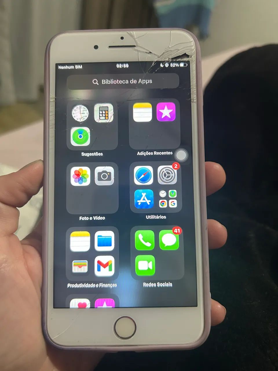 Celular iPhone 7 usado com uma avalia  - Foto 4