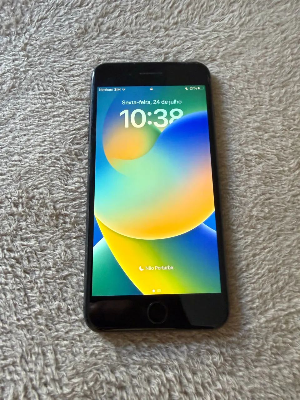 Celular IPhone 8 Plus preto 64GB