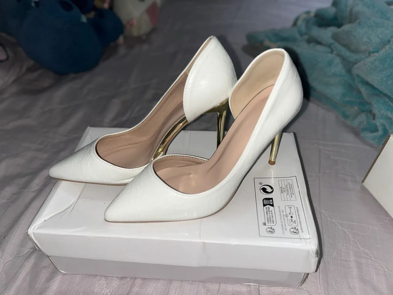 Scarpin Branco - Foto 2