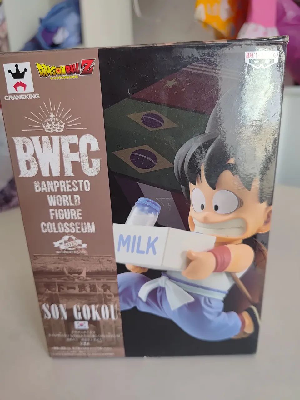 GOKU MILK BWFC ORIGINAL BAMPRESTO 