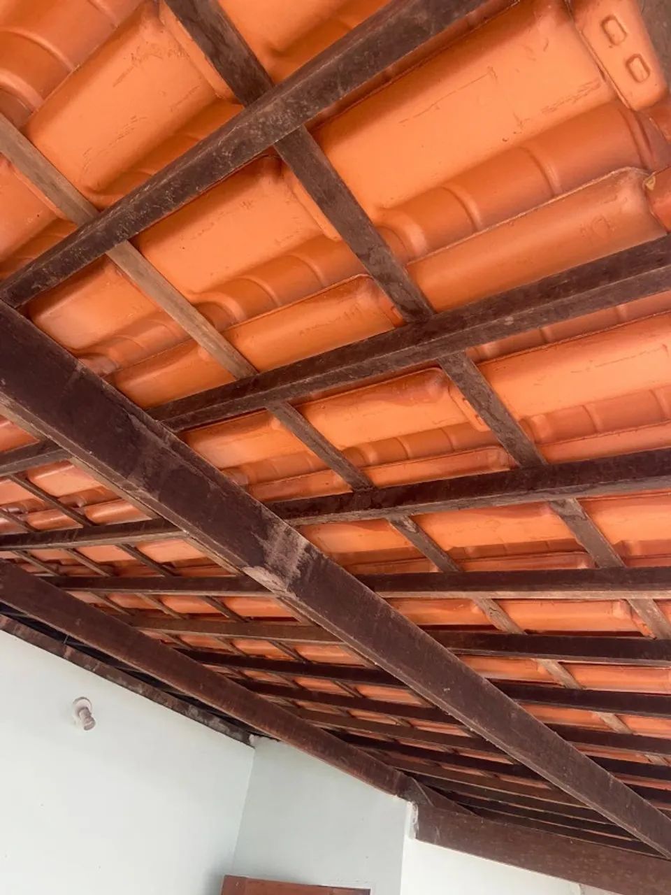COMPLETE ROOF - All Maçaramduba (3 Pieces of 7.5m + 400 Roof Tiles + 19 Battens + 13 Laths)