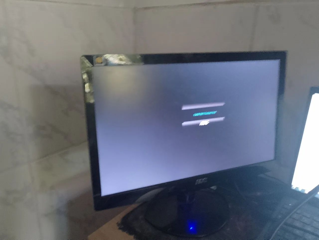 Monitor AOC e1621sw 16 Polegadas, Usado + Cabo de Força  Energia e VGA(em perfeito estado) - Foto 3