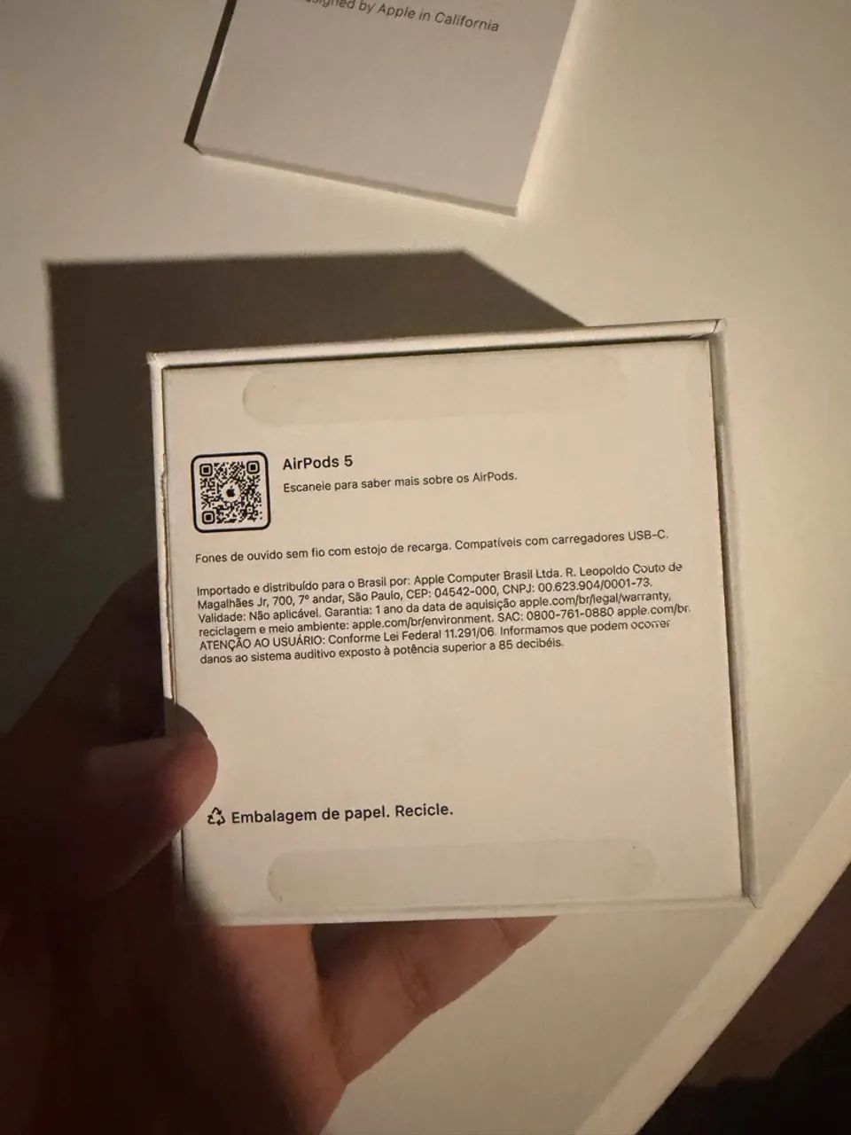 Airpods 5 - Com nota Fiscal - Foto 3