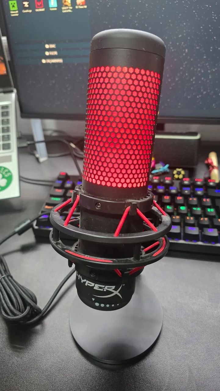 Microfone de Mesa HyperX Quadcast - Foto 2