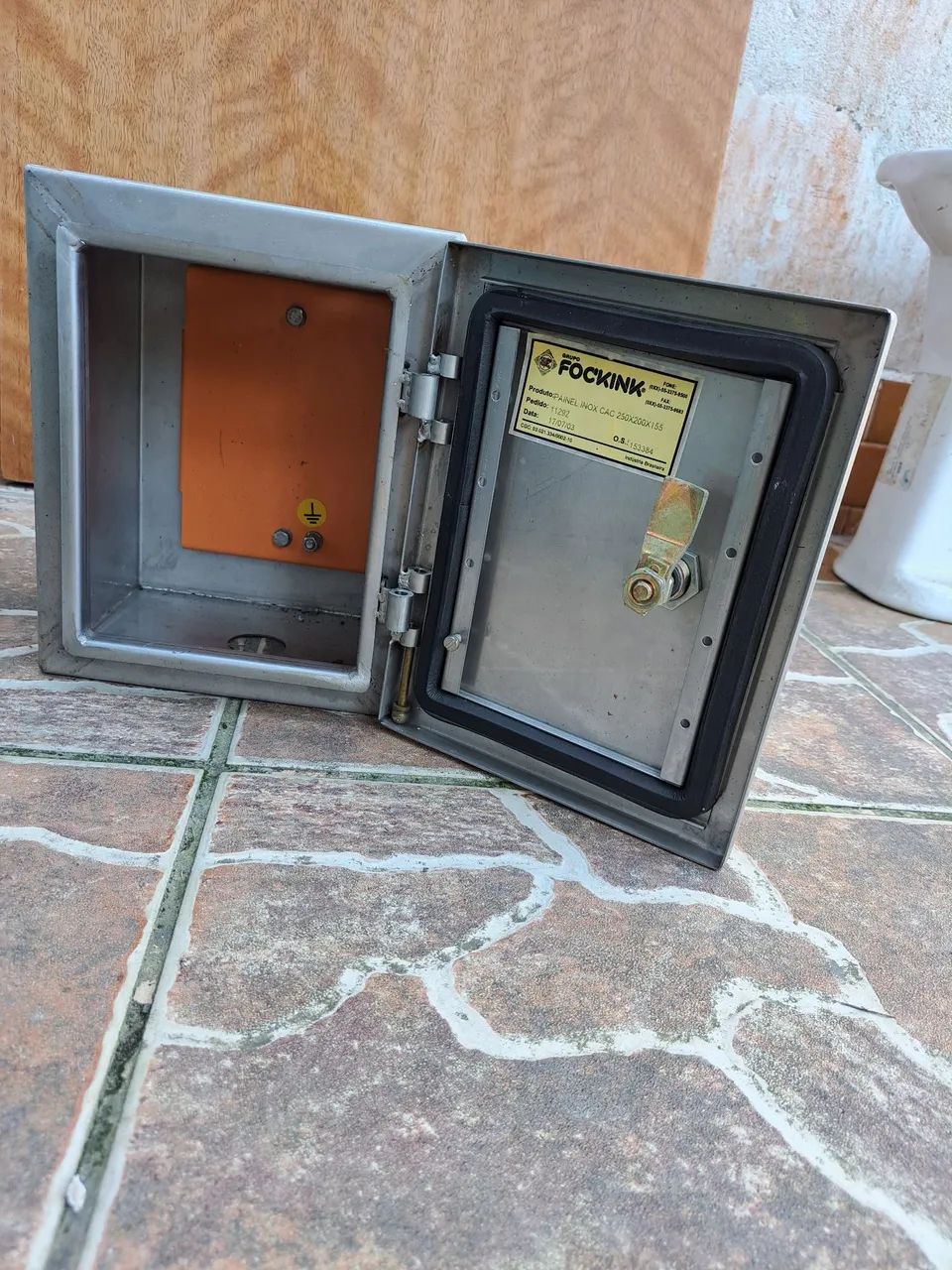 Panel eléctrico de acero inoxidable para cuadro de mando