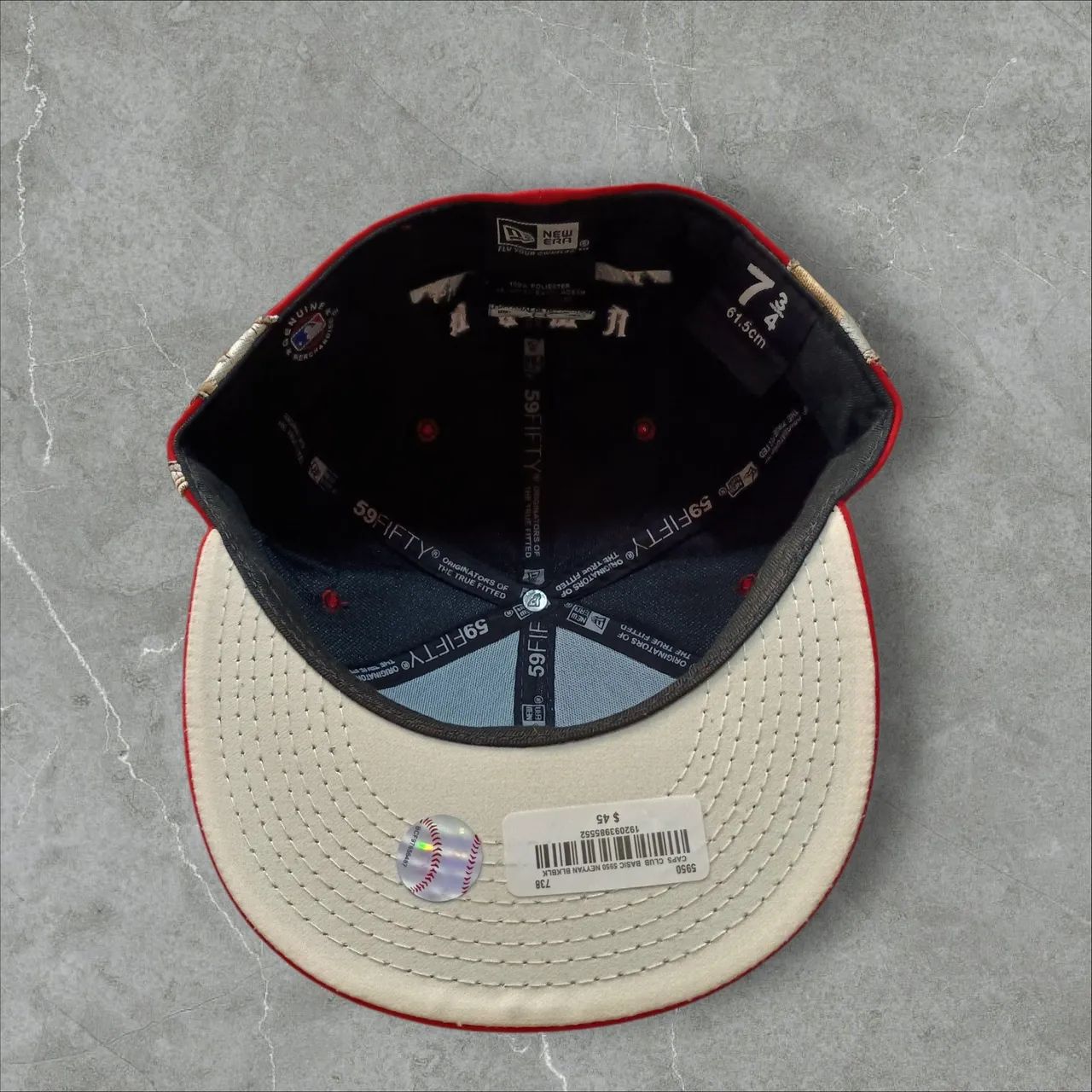 boné new era 59fifty LA vermelho - Foto 5
