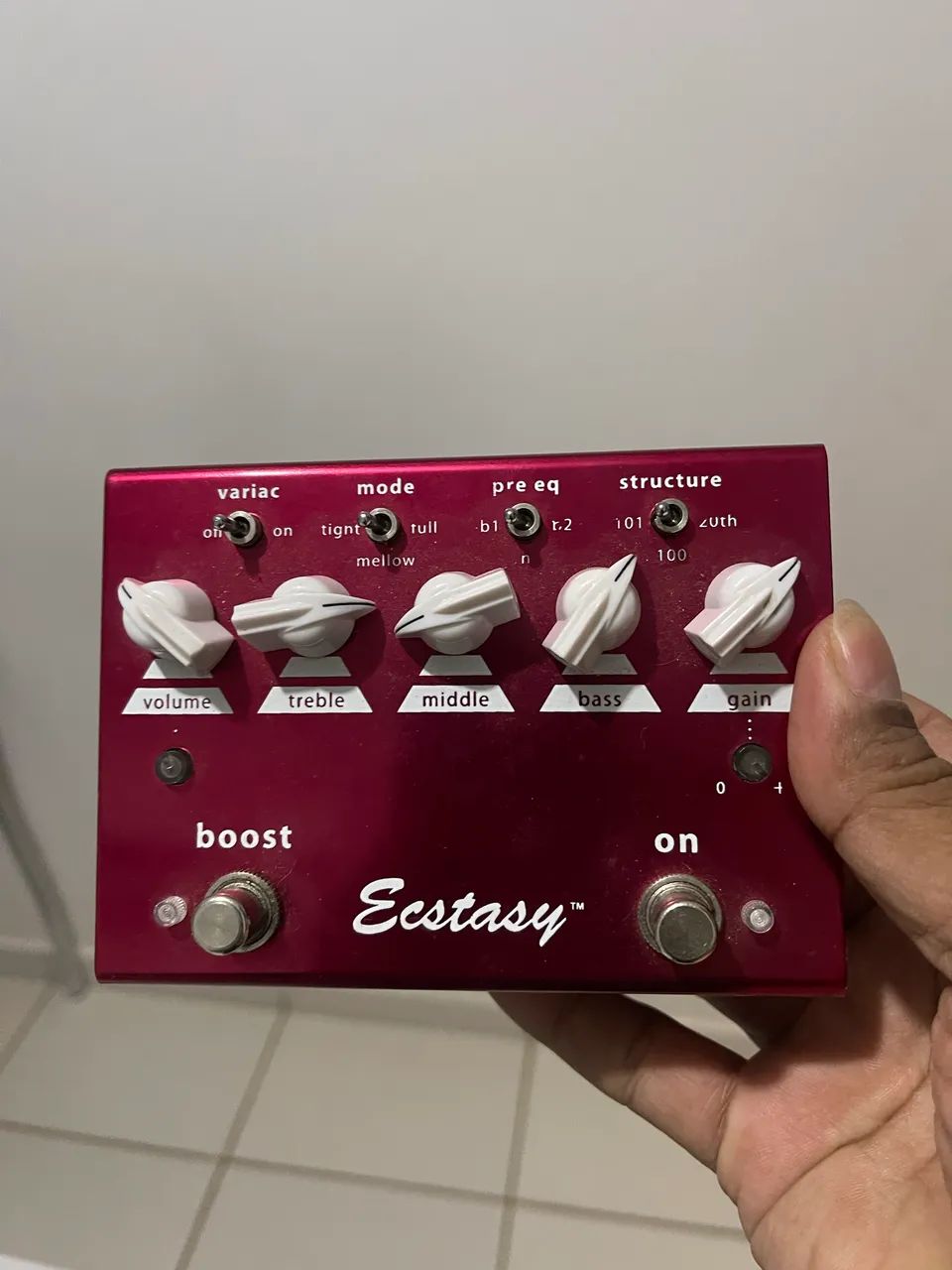 Pedal Bogner Ecstasy Red - Foto 2