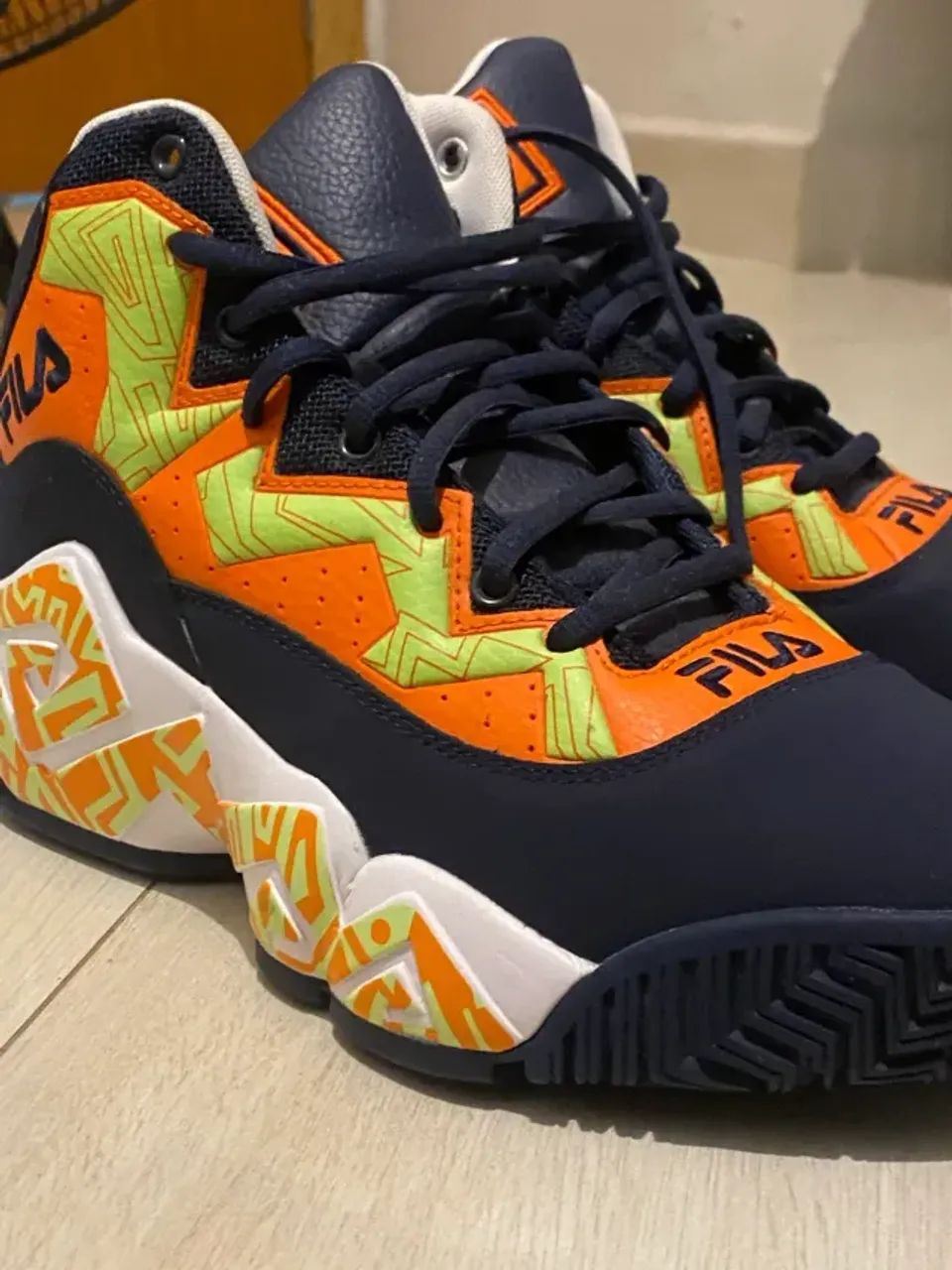 Tênis de basquete Fila MB Jamal Mashburn white Novo