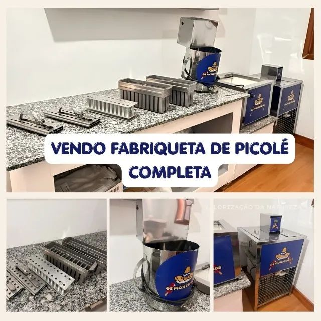 Fábrica de Picolés Completa - Pronta para Produção