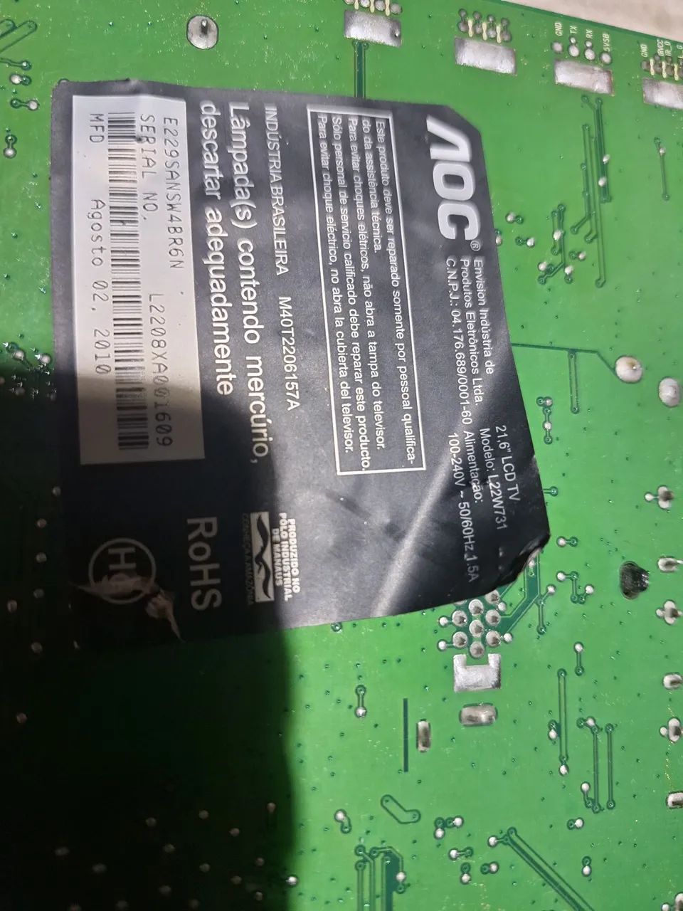 Placa principal aoc l22w731 - Foto 4
