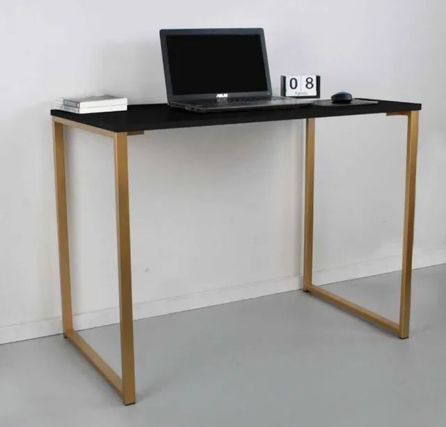 Mesa Escrivaninha Tampo em MDF pes Ferro Nova Fabricamos - Foto 2