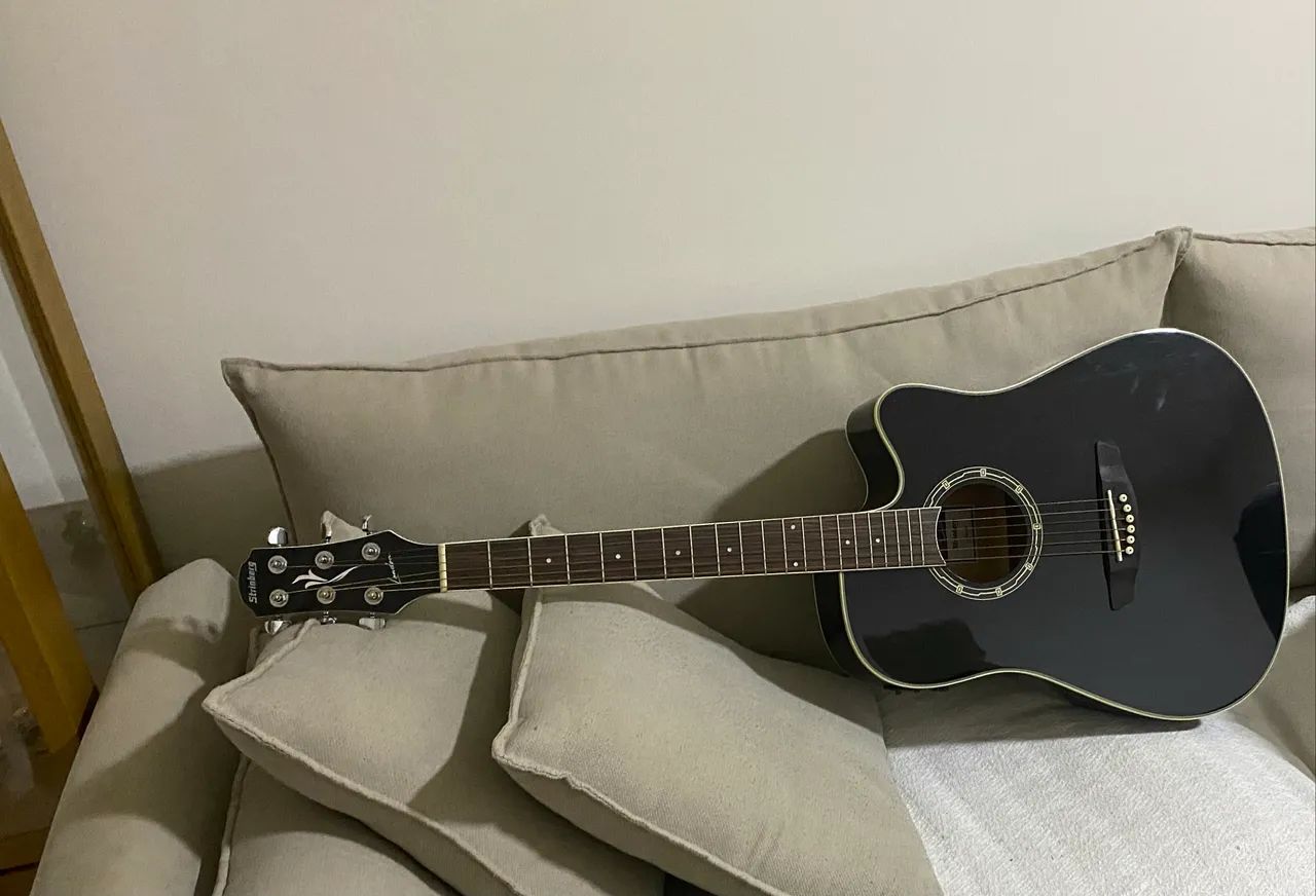 Violão strimberg elétrico excelente  - Foto 3