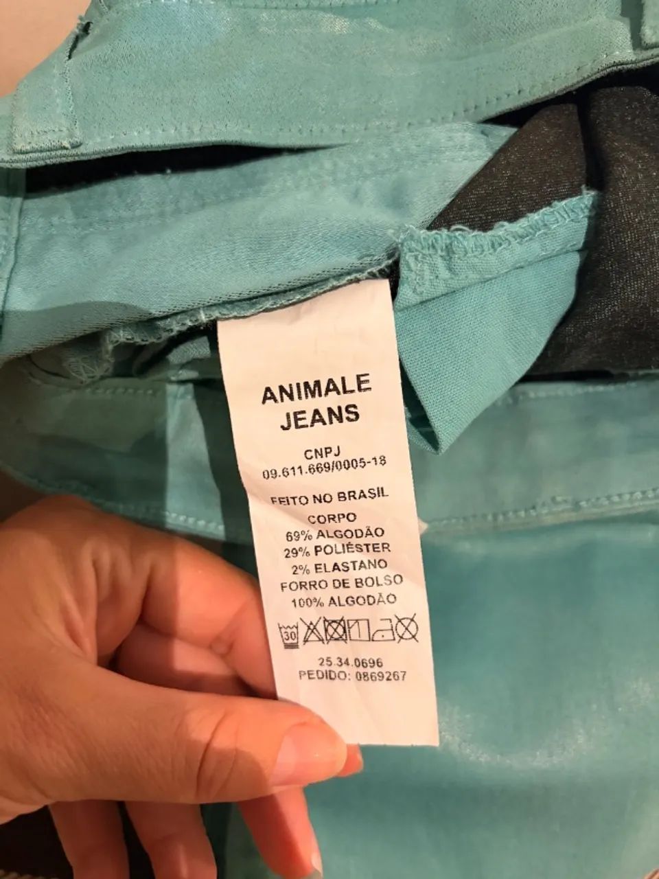 Calca jeans Animale azul semi-nova - Foto 2