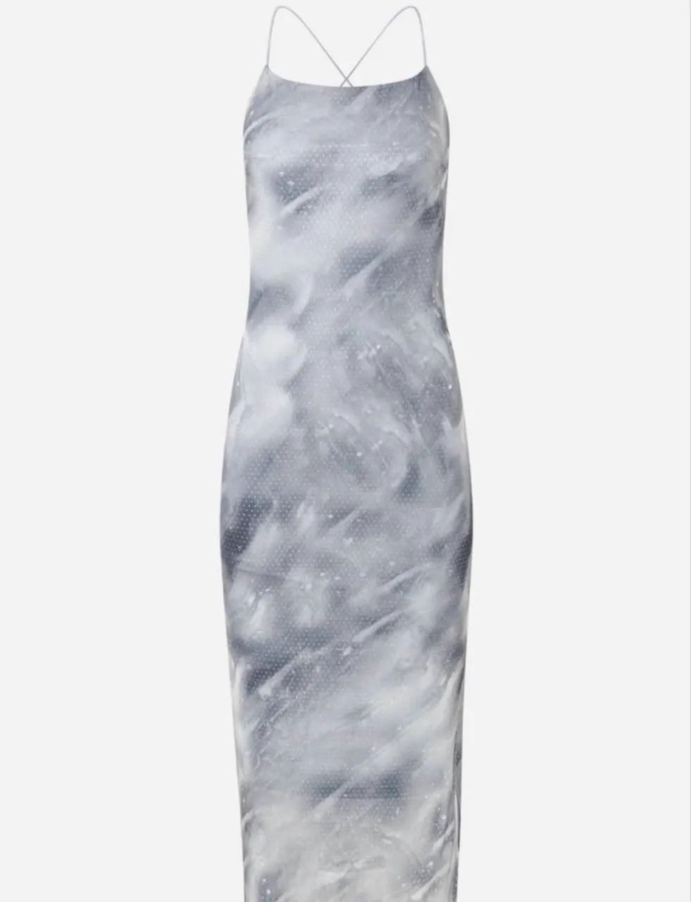 Vestido cinza com brilho