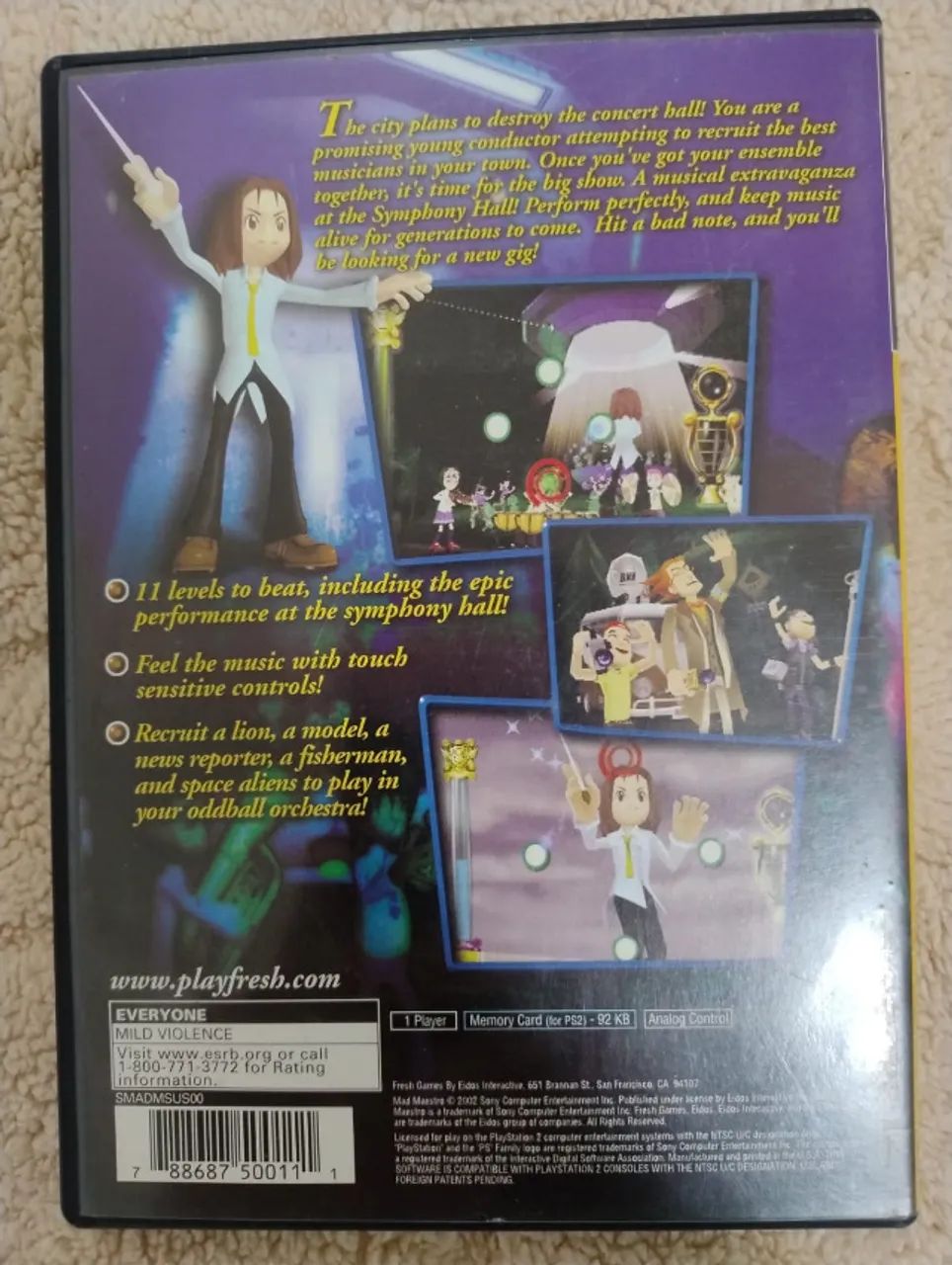 Jogo Mad Maestro (PS2 - Original) - Foto 2