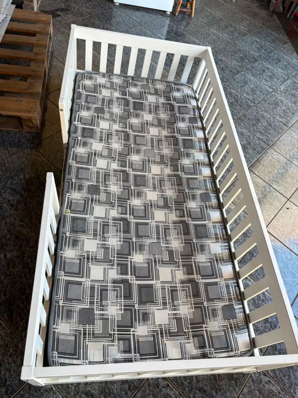 Cama montessoriana solteiro com colchão - Foto 4