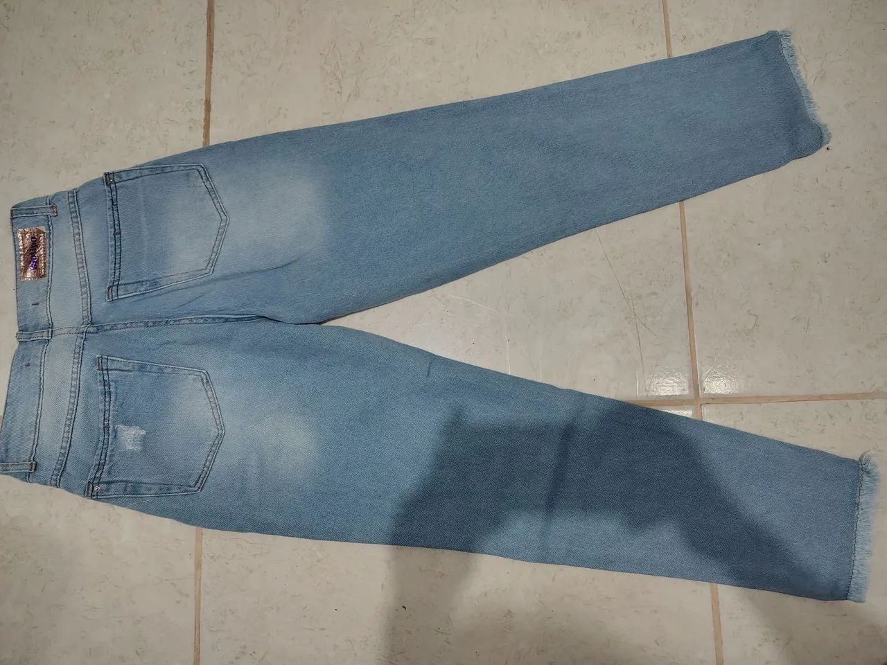 Calça Mom estonada feminina Tam ,36 - Foto 4