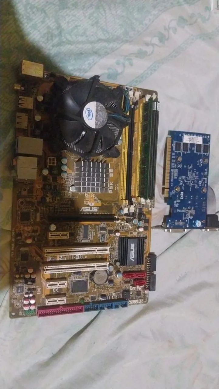 PLACA MÃE 775 FUNCIONANDO  - Foto 3
