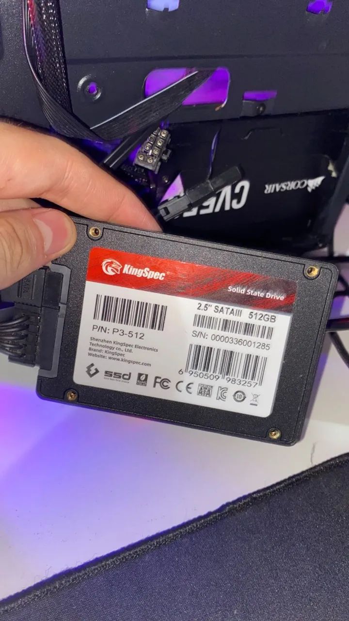 SSD 512GB SATA III KINGSPEC  - Foto 2