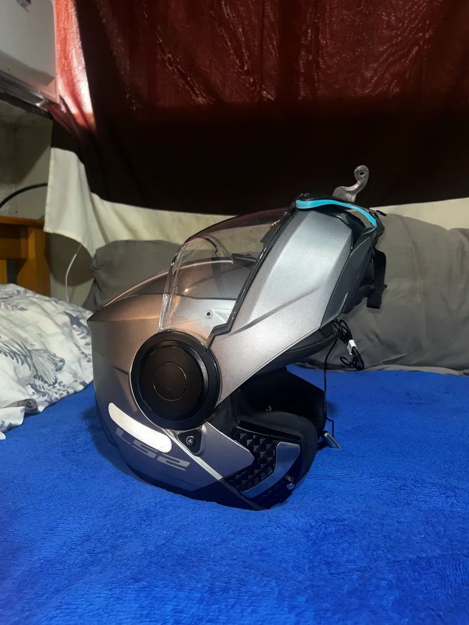 Capacete Ls2 Ff902 Scope Titanium Robocop
