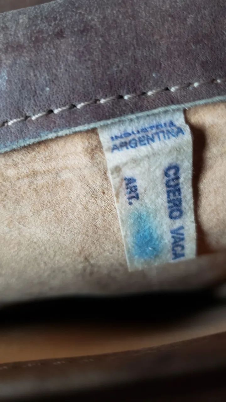 BOLSA COURO MASCULINA VINTAGE MARROM  - Foto 4