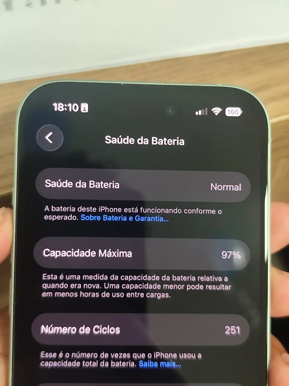 iPhone 15 256GB Verde Claro - Foto 2