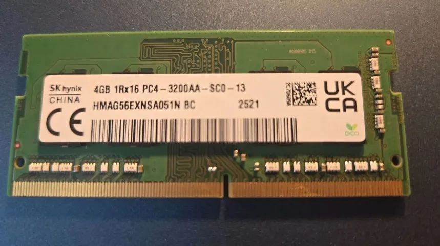 Memória RAM, DDR4, 4GB, 3200MHz, CL 19, Notebook - Sk hynix - OEM - Foto 2