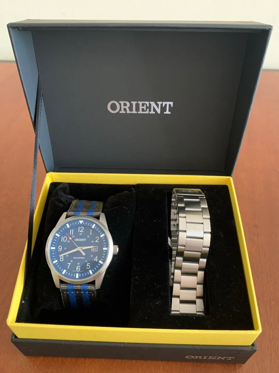 Relógio Orient solartech MBSS1452 - Foto 5