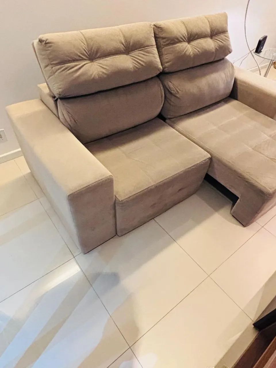 Sofá Retrátil Luxo 65566187202049121