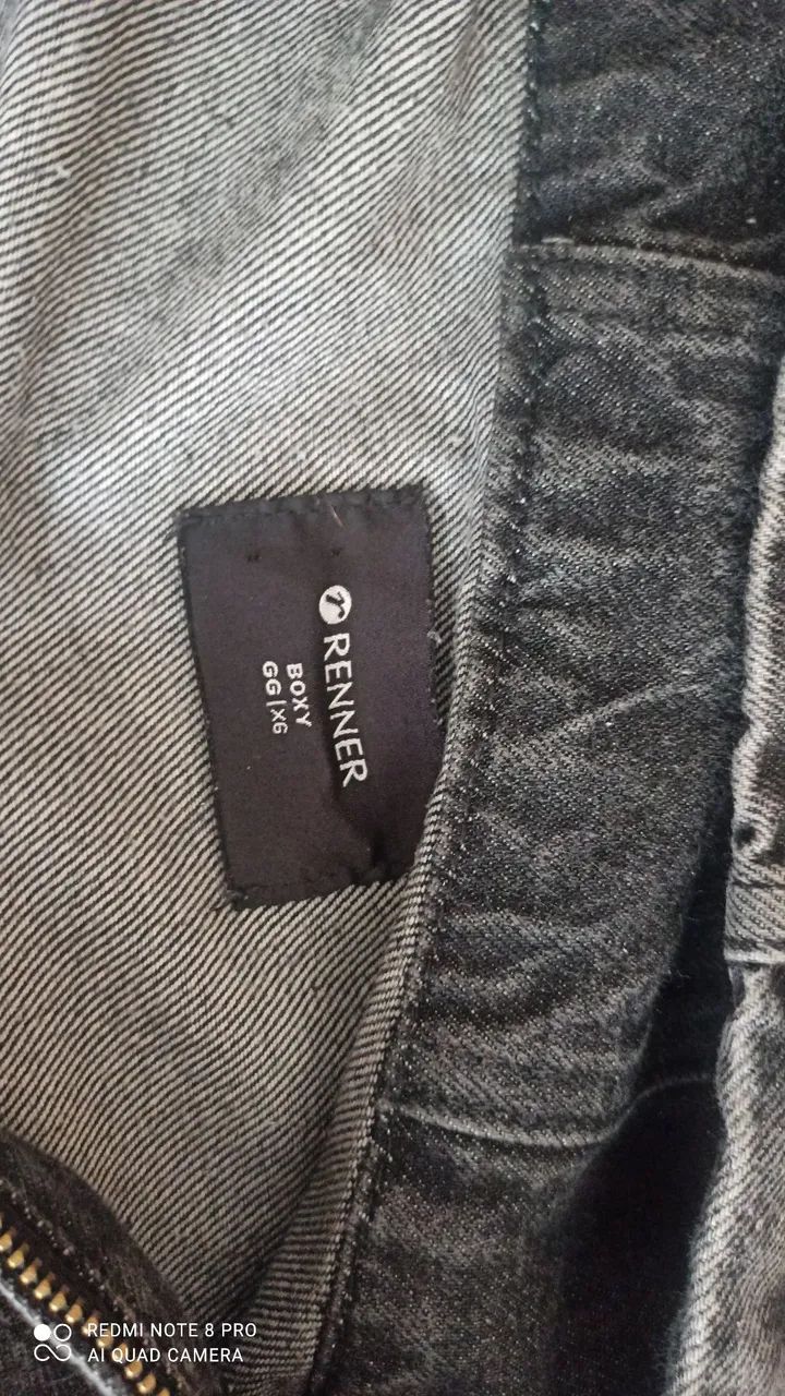 Jaqueta Bomber em jeans com capuz // Original  - Foto 2