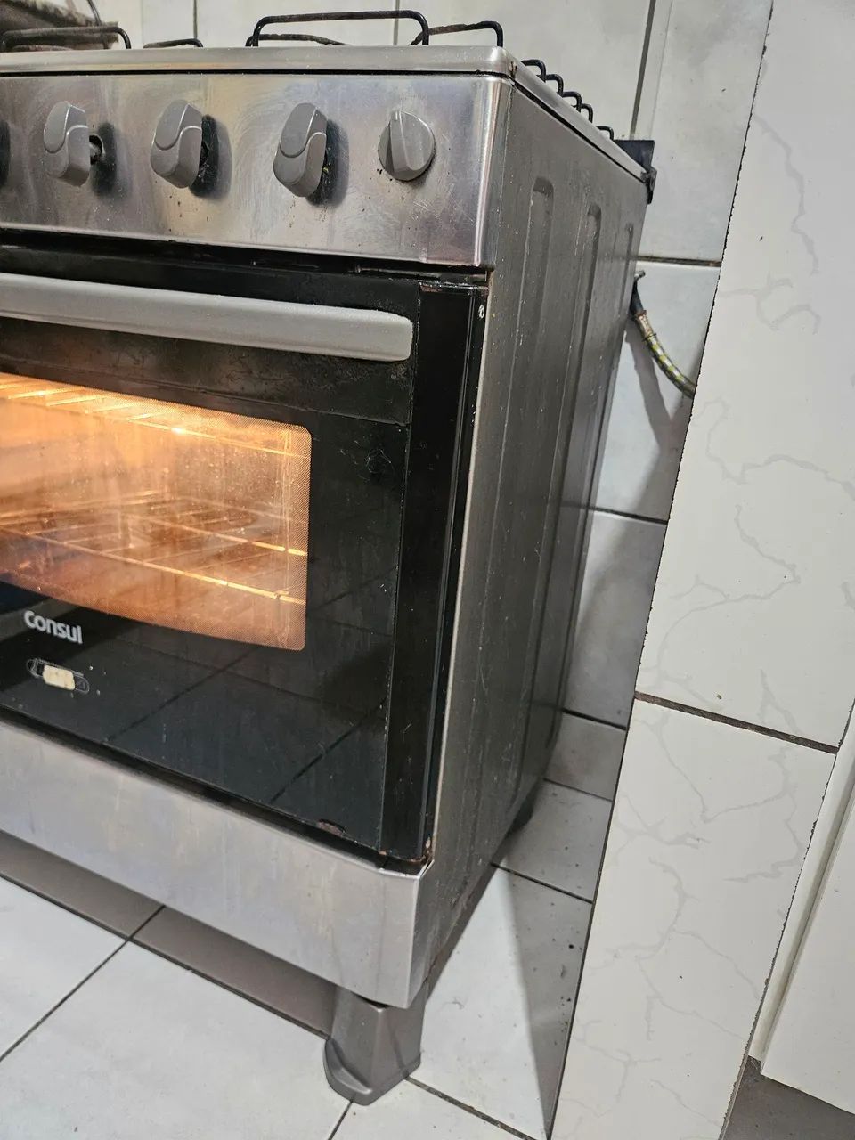 Fogao Consul 06 Bocas , Inox, com Acendimento Automático.  - Foto 3