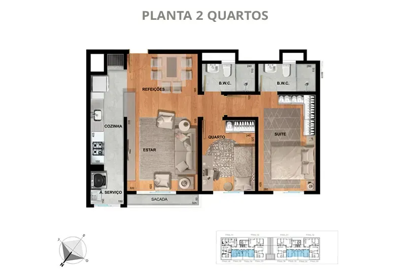 PLANTA 66m²