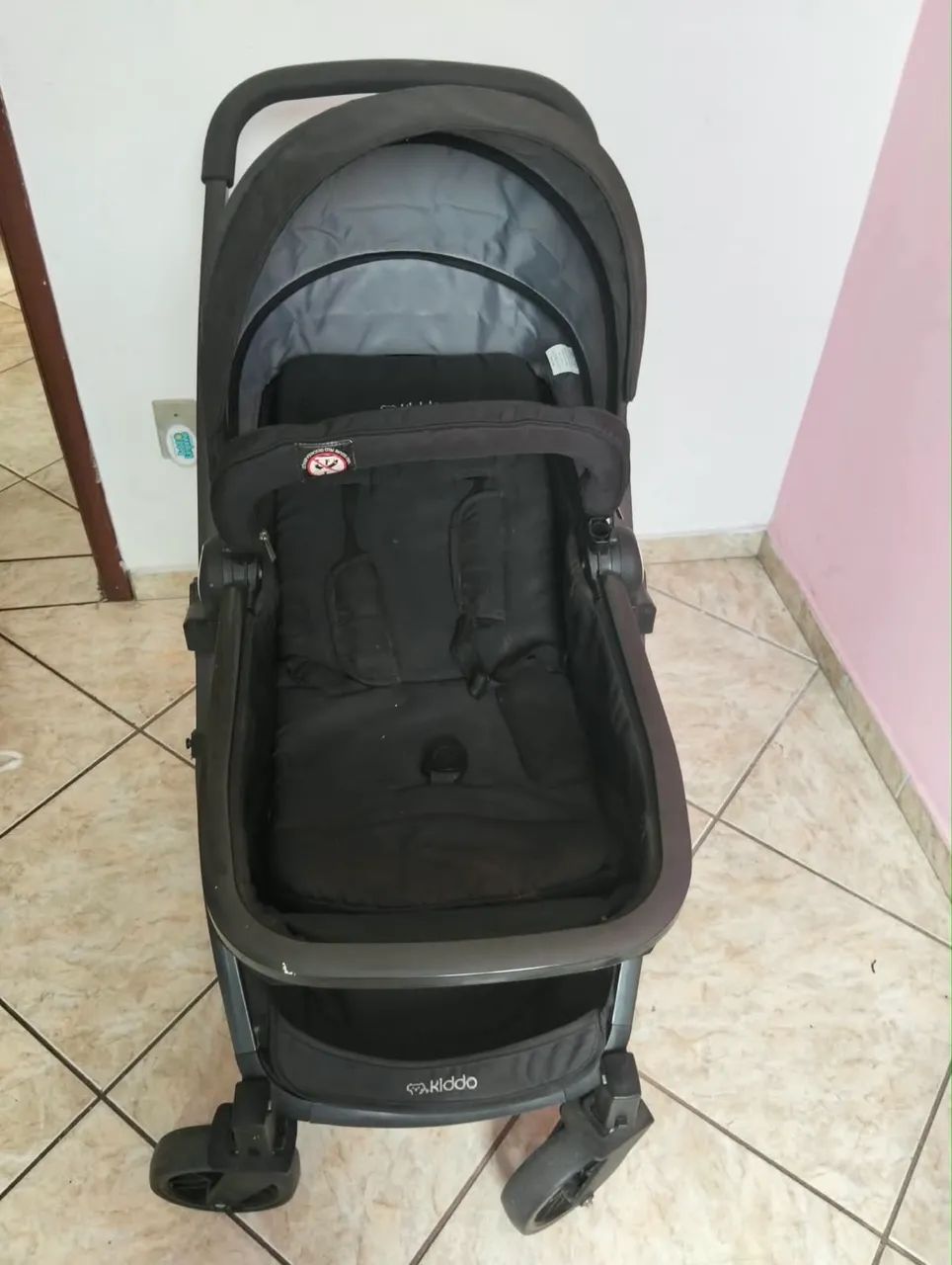 Carrinho Moisés  e bebê conforto kiddo  - Foto 3