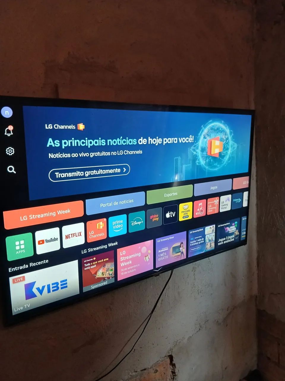 Tv 55 4k Android roku com controle olho mágico  - Foto 4