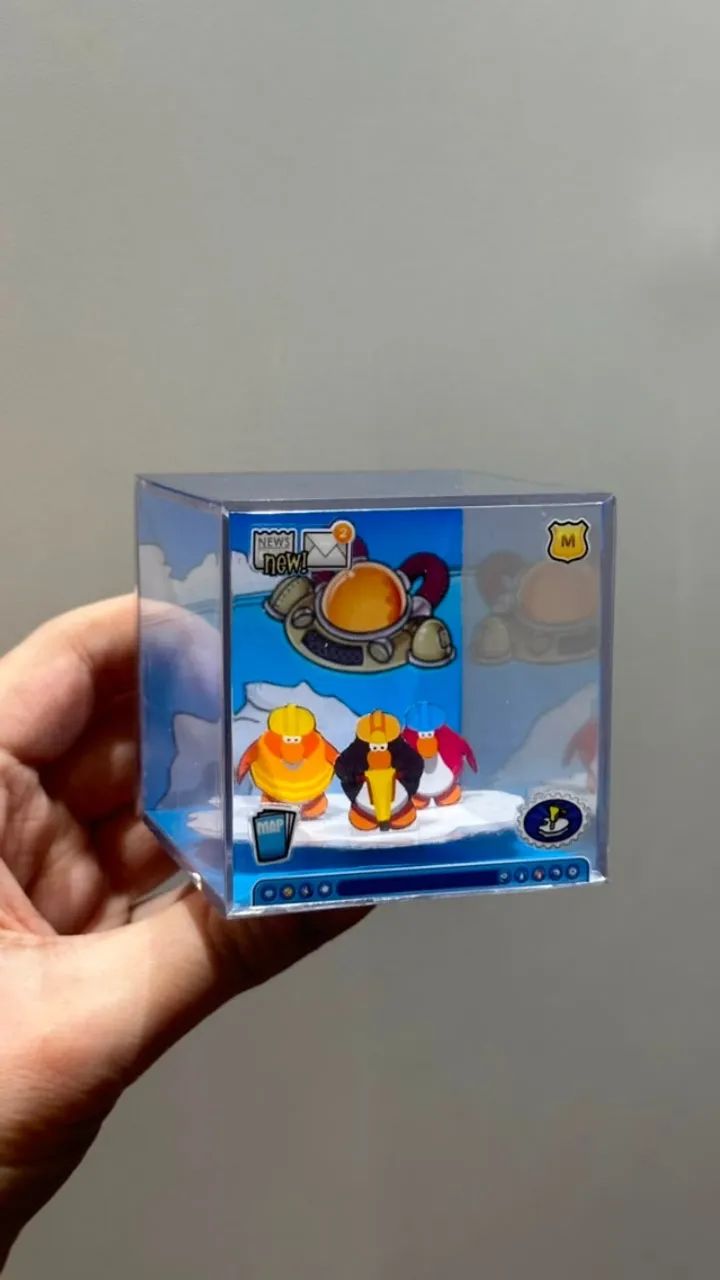 Diorama Club Penguin | Cubo Acrílico - Foto 3