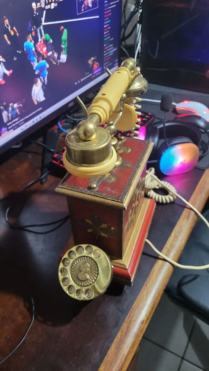 Telefone antigo vintage  - Foto 4