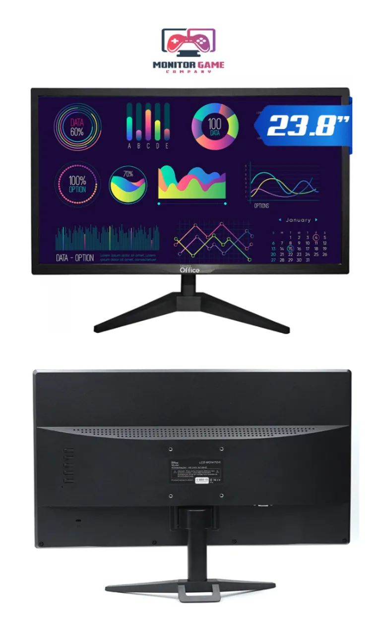 Monitor Dr. office 24Pl Full-Hd 75hz na Caixa. - Foto 2