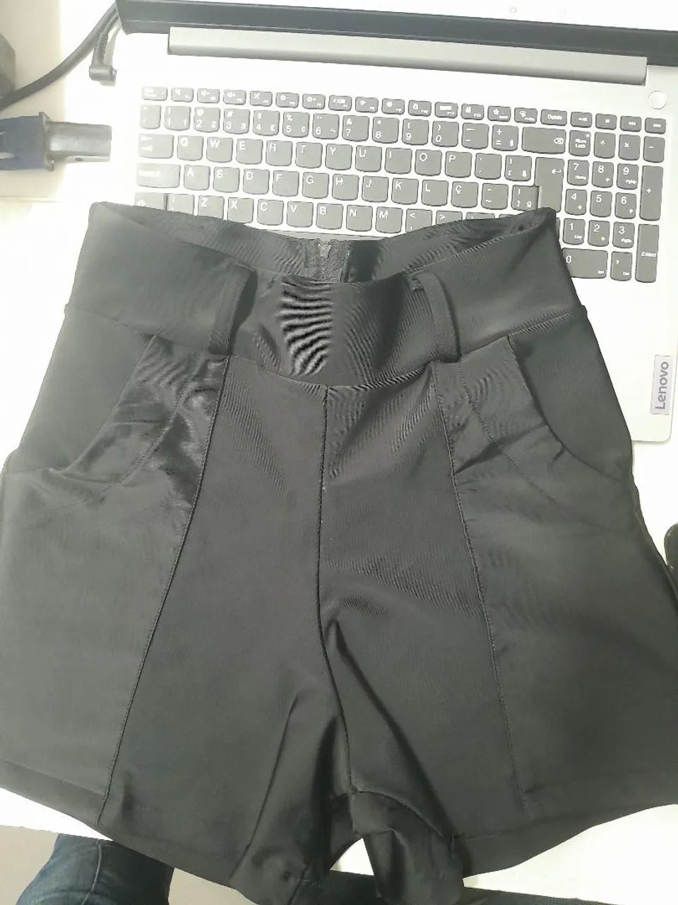 Short cirrê c/ lycra veste 42 - Foto 2