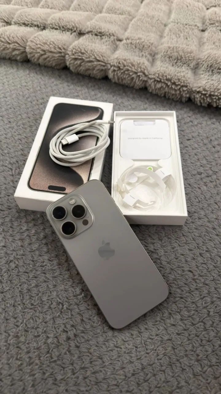 iphone 15 pro natural titanium 128gb