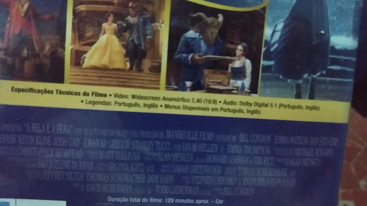Filme DVD original a bela e a fera ótimo estado.  - Foto 3