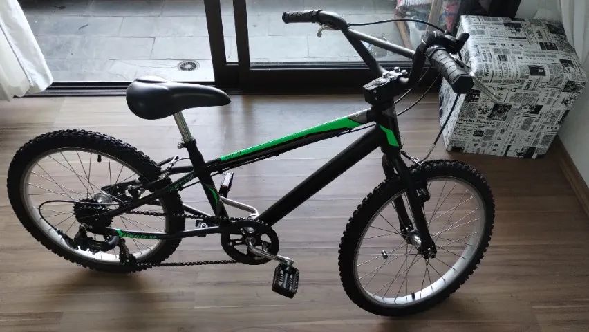 Bicicleta Infantil Blade Green Aro 20 Com Marcha Nathor
