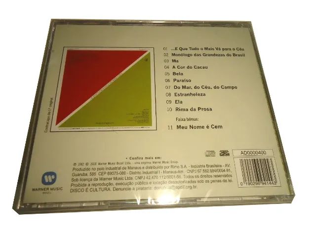 Cd BELCHIOR - PARAÍSO 82 2018 Br - L A C R A D O com Bônus - Foto 2