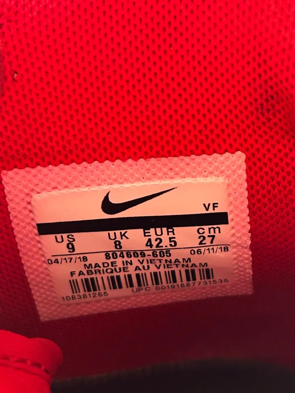Nike Air Force 1 Mid Utility University Red - Foto 3