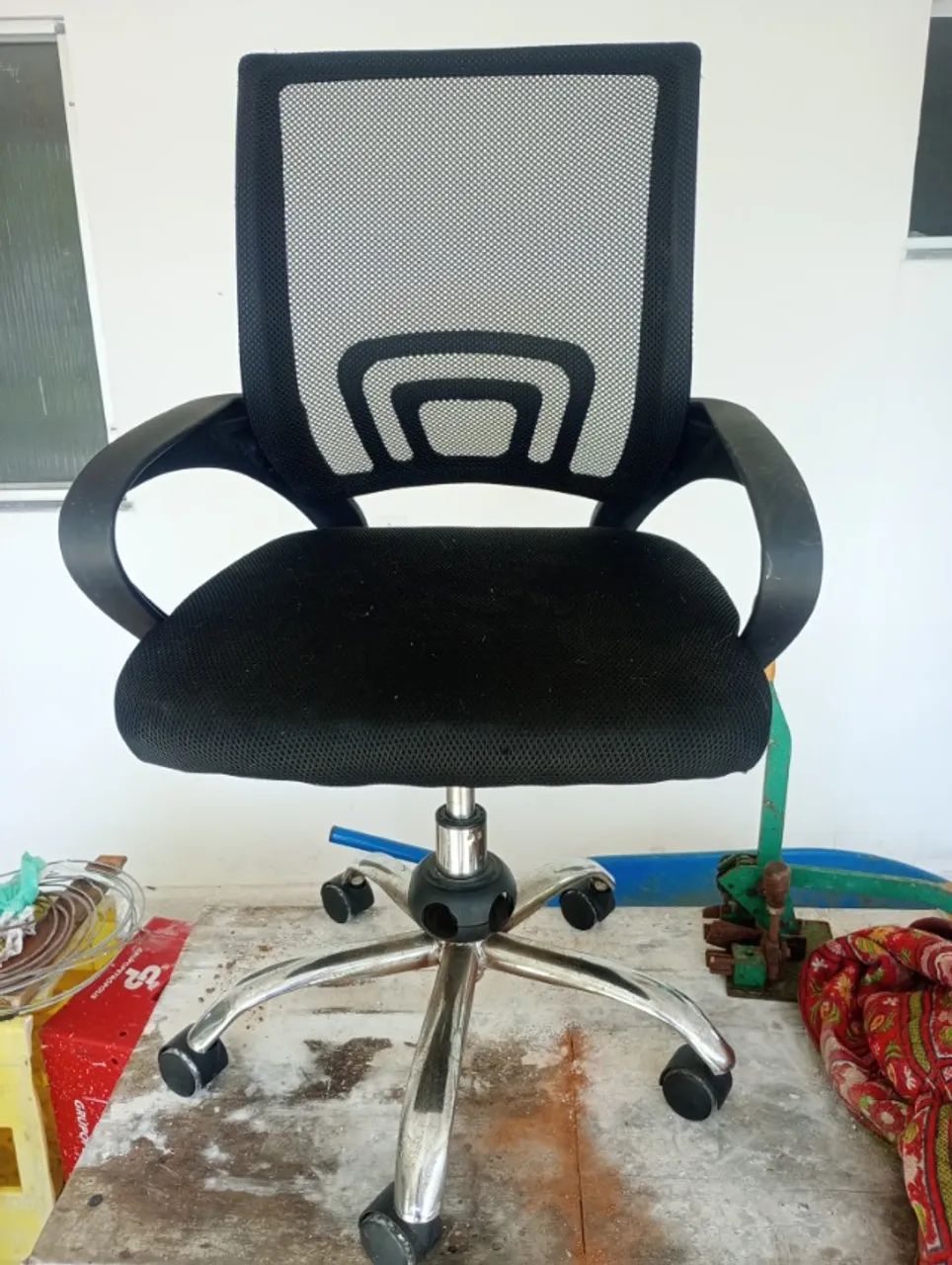 Cadeira Diretor com braços e encosto Telado