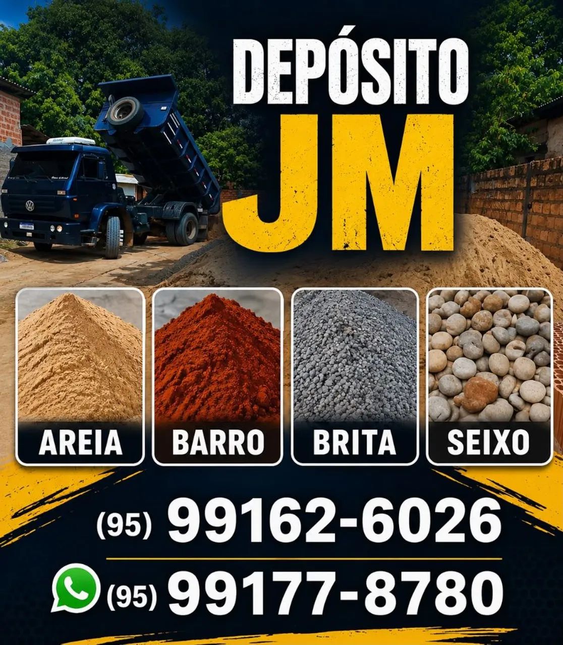 Areia -Barro-Brita-Seixo